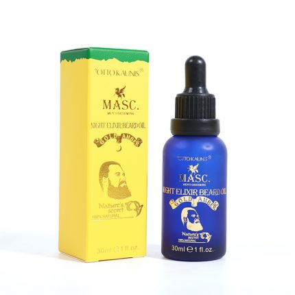 Night Elixir Beard Oil Amber Gold - Image 6