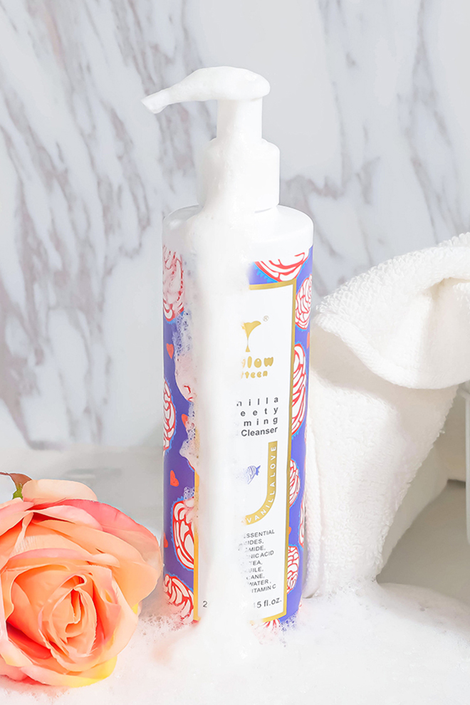 foaming facial cleanser,vanilla facial cleanser,facial cleanser wholesale,vanilla sweety facial cleanser,best facial cleanser,hydrate facial cleanser