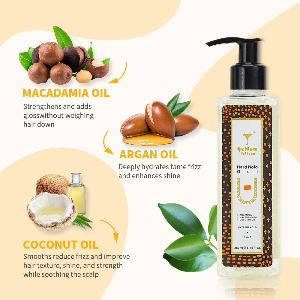 hard hold gel,hair hard hold gel,leave-in hair gel,flake-free gel,shine hair gel,best hold hair gel